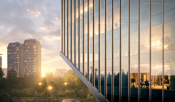 Строительство делового центра в форме паруса началось в Раменках