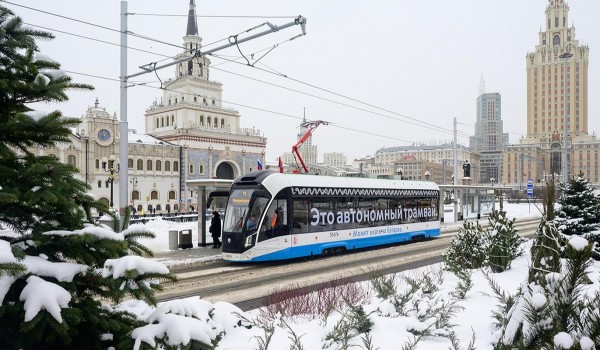 Число поездок на электробусах и трамваях в столице увеличилось на 30% в 2025 году
