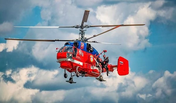 Собянин: Новый пожарный вертолет появился у Московского авиацентра