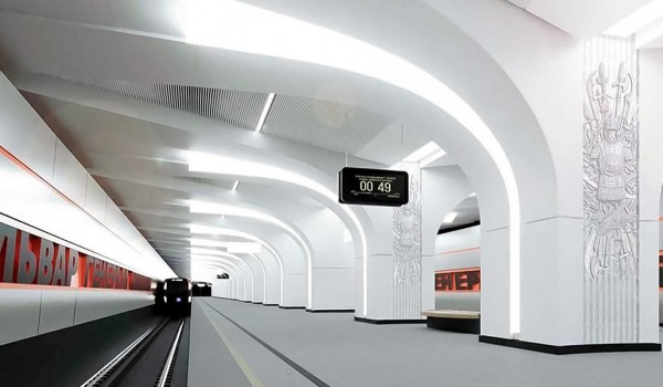 Монолитные работы завершаются на станции метро «Бульвар Генерала Карбышева»