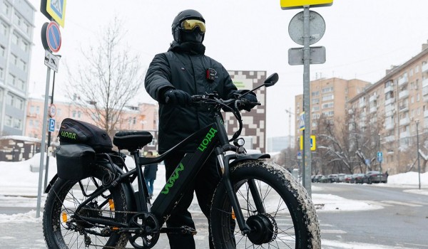 Велопатрульные ЦОДД начали дежурить зимой на улицах Москвы