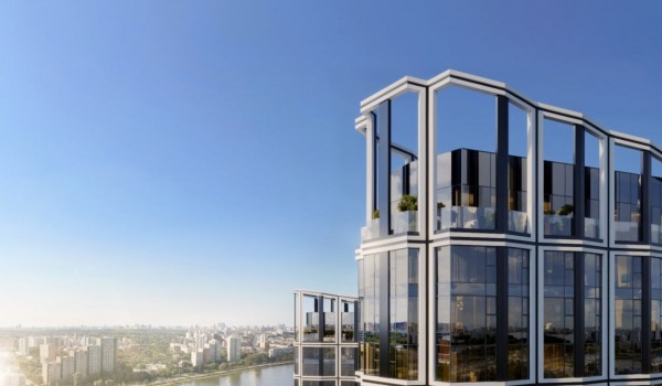 Монолитные работы в 27-этажной башне завершили в районе Нагатинский Затон