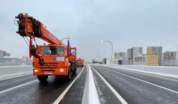 Собянин: Планируется построить 283 км дорог в Москве в ближайшие три года