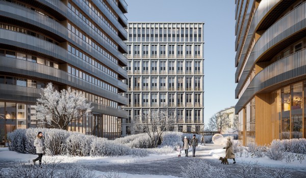 Монтаж инженерии стартовал в жилом комплексе на Фрунзенской набережной