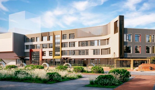 Завершены монолитные работы в образовательном комплексе с уличным кинотеатром в Коммунарке