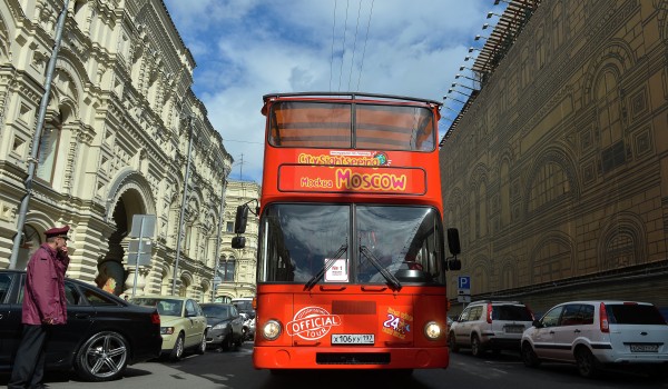 В центре Москвы появилась  организована новая парковка для туристических автобусов